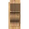 Ekena Millwork Funston Slat Rough Sawn Outlooker, Western Red Cedar, 8"W x 18"D x 18"H OUT08X18X18FST06RWR - alternate 2